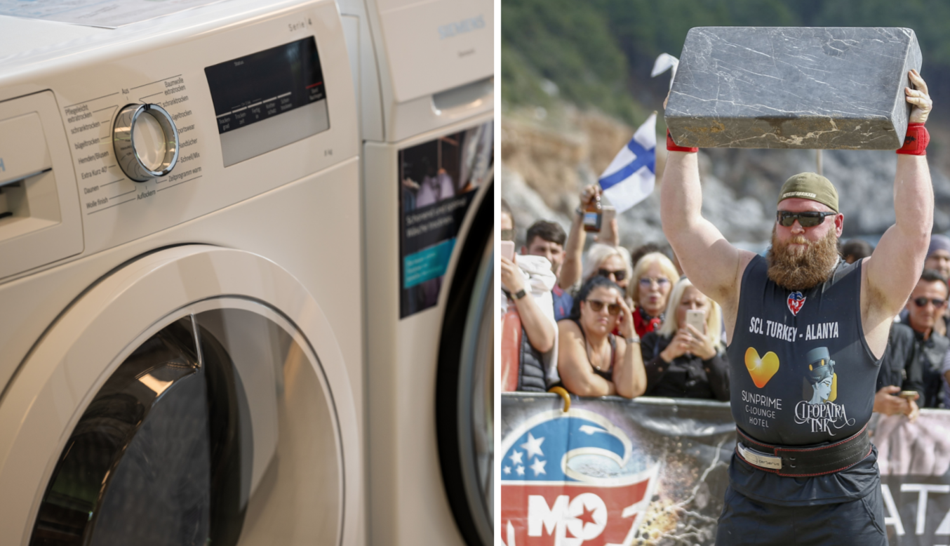 Tvättmaskin, Världsrekord, Udda sporter